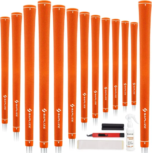 Vista 16 de SAPLIZE Puños de golf exclusivos para mujer, diseño cónico optimizado, elegante serie de colores sólidos, suaves, cómodos y absorbentes de golpes