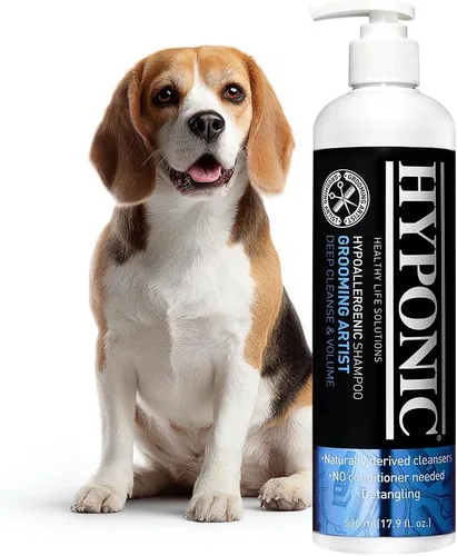 Vista 5 de HYPONIC Grooming Artist Shampoo - Champú hipoalergénico para mascotas para peluqueros (corte de pinza e hidratante (1 galón)