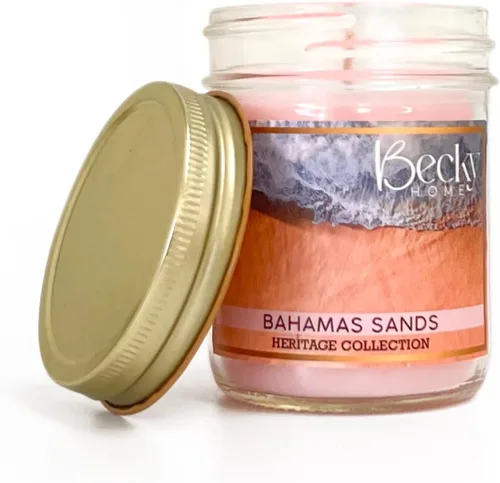 Vista 7 de Velas perfumadas de lavanda de 8 onzas para el hogar, vela de cera de soja de 45 horas para aliviar el estrés y la meditación, velas de aromaterapia