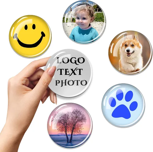 Imanes de fotos personalizados para nevera, imanes de refrigerador personalizados para pizarra blanca, imanes divertidos decorativos para cocina,