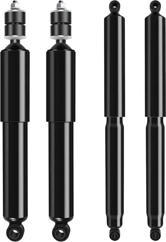ROADFAR 4 amortiguadores delanteros y traseros aptos para Ford 1999-2004 para Ford F-250 Super Duty, 1999-2004 para Ford para F-350 Super Duty