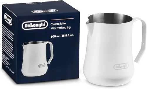 Vista 7 de De'Longhi Jarra espumadora de leche, acero inoxidable negro mate, 17 onzas