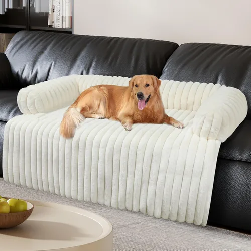 Vista 9 de Wn's Day Cama Lujosa de Sofá para Perros, Funda Calmante Lavable de Sofá para Perros, Protector de Sofá Removible para Perros, Cama de Sofá