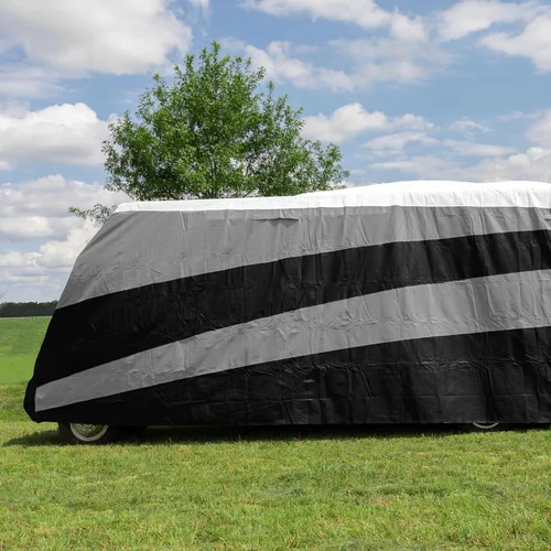 Vista 2 de Camco ULTRAGuard Supreme - Cubierta para autocaravana Se adapta a caravanas de clase C de 20 a 23 pies Diseño extremadamente duradero
