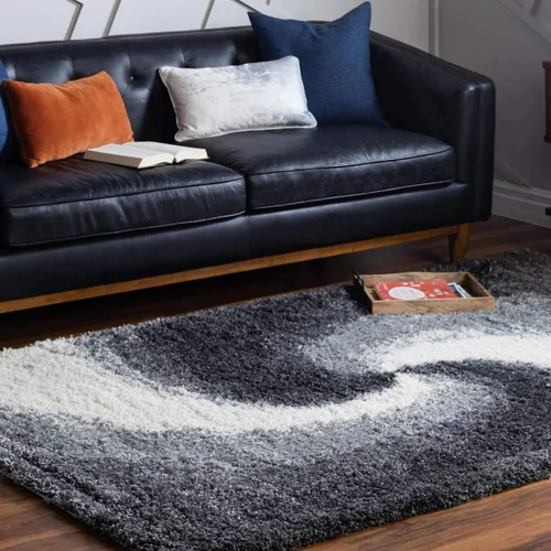 Vista 23 de Rugs.com Soft Touch Shag Collection - Alfombra de pelo largo de 2 x 3 pulgadas, color caqui, perfecta para entradas, cocinas, rincones de desayuno