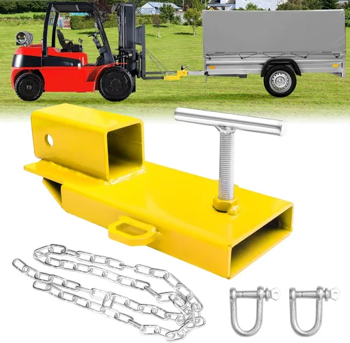 Vista 10 de EBESTTECH - Accesorio de enganche de remolque para montacargas, 1 unidad, accesorio de enganche de remolque de horquilla receptor de 2 pulgadas