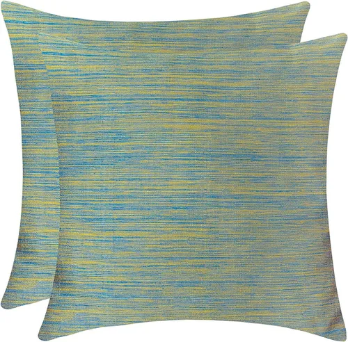 Vista 11 de Fundas de cojín amarillo mostaza para sofá, sofá y cama (16 x 16 pulgadas, paquete de 2)