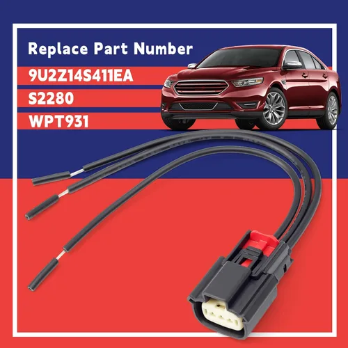 Vista 3 de Arnés de conector de bobina de encendido compatible con Ford V6 V8 Flex F150 2013-2019 Reemplazo de pieza 9U2Z14S411EA S2280 WPT931 (paquete de 2)