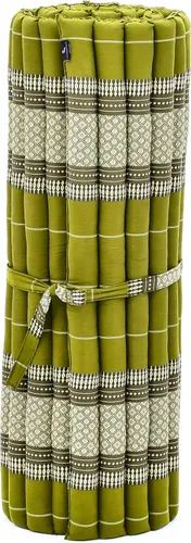 Vista 683 de Leewadee colchón tailandés enrollable para cama de invitados, tapete de yoga, para masaje tailandés, ecológico, orgánico y natural.