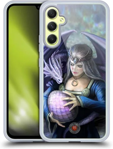 Vista 119 de Head Case Designs Officially Licensed Anne Stokes God's Hammer Guardian Dragons Gel Case [Military Grade Protection] Compatible with Samsung Galaxy