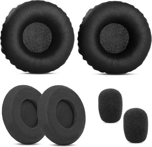 Vista 6 de Almohadillas de espuma compatibles con VXI BlueParrott B250-XT Plus B250XT B150 Kit de almohadillas de repuesto para auriculares/micrófono, 6 piezas