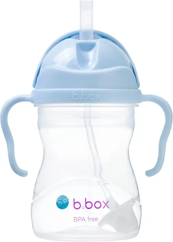 Vista 31 de b.box Vaso para beber con popote abatible, bebe desde cualquier ángulo, popote pesado, a prueba de derrames, a prueba de fugas y de fácil agarre