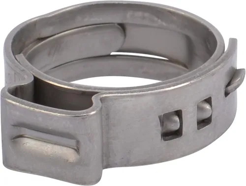 Vista 6 de SharkBite Anillo de abrazadera de 1/2 pulgada, accesorios de fontanería de acero inoxidable, tubo PEX, PE-RT, UC953A
