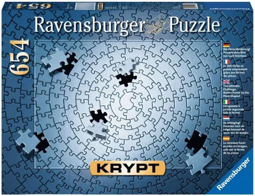 Vista 4 de Ravensburger Krypt Silver 654 Piece Jigsaw Puzzle for Adults - 15964 - Every Piece is Unique, Softclick Technology Means Pieces Fit Together