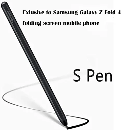 Vista 3 de Galaxy Z Fold 4/3/5 S Pen Fold Edition para Samsung Galaxy Z Fold 3/4/5, EJ-PF946BBEGUS, con puntas de repuesto, puntas y pasador de tarjeta (negro)