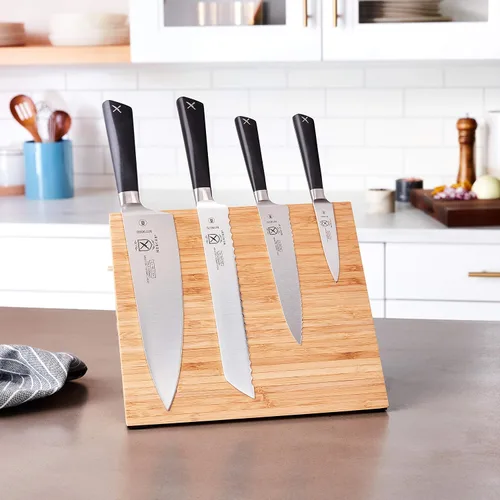 Vista 5 de Mercer Culinary Züm - Juego de cuchillos forjados con tablero magnético (5 piezas)