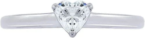 Vista 6 de Tienda Collection Sterling Silver Fancy Shape Solitaire Ring made with Infinite Elements Zirconia