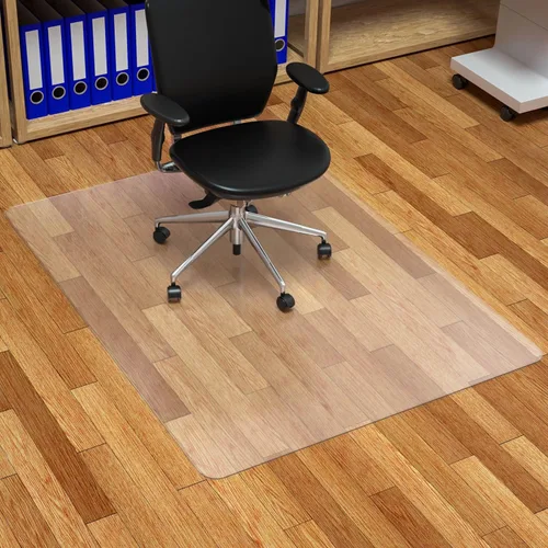 Vista 14 de FuturHydro Tapete para silla para suelo de madera dura, 46" x 60" pulgadas, grande, transparente, para oficina y hogar, tapete protector de piso