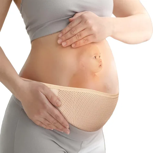 sugfon Banda para el vientre de maternidad, cinturón de apoyo para embarazo, soporte transpirable para el vientre para mujeres embarazadas, cinturón