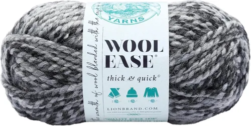 Vista 139 de Lion Brand Yarn - Ovillo de lana Wool-Ease Thick & Quick color fuerza aérea