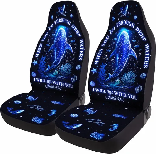 Vista 24 de GENANY Horror Nightmare Skellington - 2 fundas de asiento delantero para automóvil, camión, SUV, regalos de Navidad, funda de asiento de cubo
