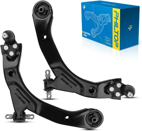 Vista 126 de PHILTOP Kit de suspensión ajustable de elevación de 1-6 pulgadas, 4 piezas de brazos de control superiores e inferiores delanteros compatibles