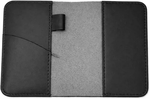Leather Journal Cover for Field Notes, Notebook Cover for Cahier, Wallet Case, (3.5 x 5.5 in.) Cards Slot/Refillable Travelers Pocket Notebook