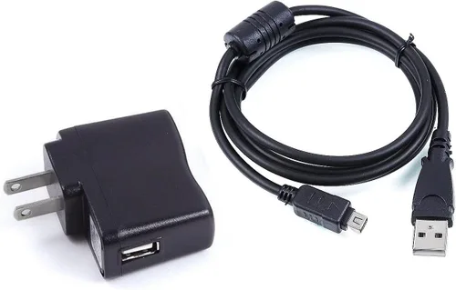 Cable adaptador de CA para cámara Olympus SZ-14 cargador de batería de pared de 1A
