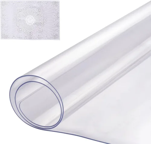 Vista 10 de VEVOR - Mantel cuadrado transparente de PVC, 12" x 12", 1.5mm de grosor, impermeable, resistente a manchas, duradero, para escritorio, mesa de café