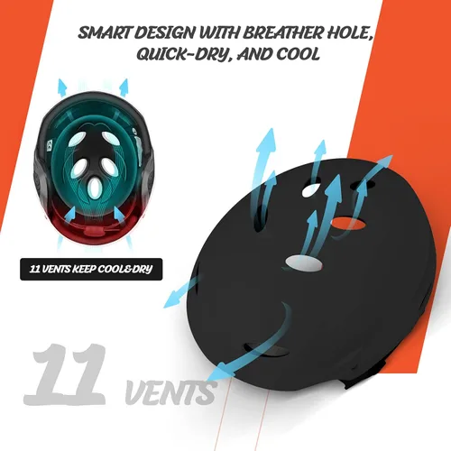 Vista 3 de Vihir Adult Water Sports Adjustable Helmet with Ears - Perfect for Kayaking, Boating,Surfing