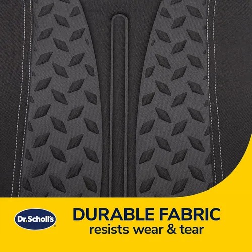 Vista 4 de Dr. Scholl's Max Support Cojín lumbar con infusión de carbón para automóvil, camión, SUV, color negro
