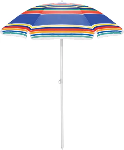 ONIVA - a Picnic Time brand 5 Ft. Portable Beach Umbrella, Lightweight Sun Shade Umbrella with Adjustable Tilt and UV Sun Protection