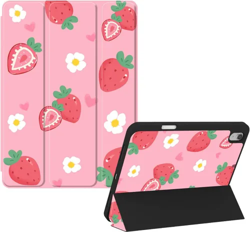 Vista 15 de Funda para iPad Air de 11 pulgadas M3/M2 (2025/2024), iPad Air de 5ª/4ª generación (2022/2020) de 10.9 pulgadas, funda con soporte para lápices
