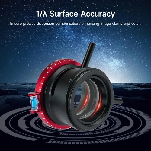Vista 7 de SVBONY SV199 Correctores de dispersión atmosférica, 1.25 pulgadas ADC para observación e imágenes planetarias de la luna, accesorio de telescopio