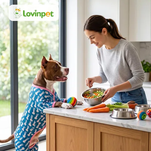 Vista 9 de LovinPet Overol grande para perro, pijama para perro, camisa, pijamas