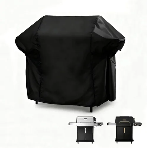 Vista 14 de Cubierta de horno de pizza de 22 pulgadas para parrilla de exterior Ninja OO100 Serie Woodfire 8 en 1 18.5 x 22 x 14.5, tela Oxford resistente al