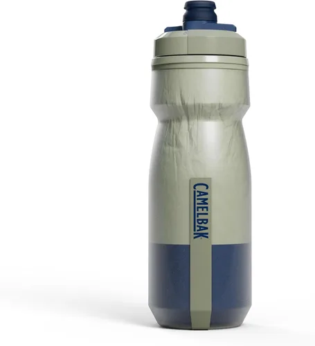 Vista 10 de CamelBak Podium Chill Bike - Botella de agua aislada para apretar, color negro, 21 onzas