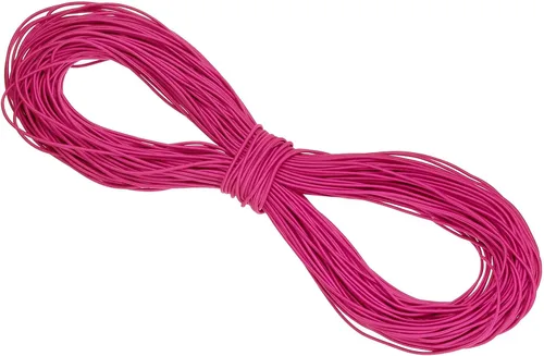 Vista 60 de PATIKIL Cuerda elástica elástica de 109 yardas (328.1 ft), cuerda elástica pesada de 0.059 in, albaricoque para manualidades, correas de gancho