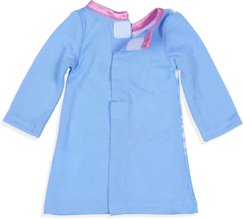 Vista 7 de Komar Kids CoComelon - Camisón de personaje JJ para niñas pequeñas con vestido de muñeca a juego, Azul bebé