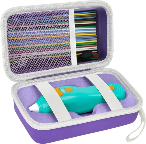 Vista 12 de ANKHOH Estuche Compatible con 3Doodler Start+ Essentials (2023, 2024) para Set 3D, Organizador de Almacenamiento para Recarga de Filamento de todo