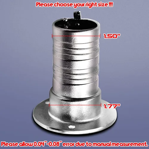 Vista 3 de Atibin Tapa de combustible de acero para yate Llave de barco Cubierta de llenado de combustible inoxidable Tapa de gas de llenado diesel Hardware