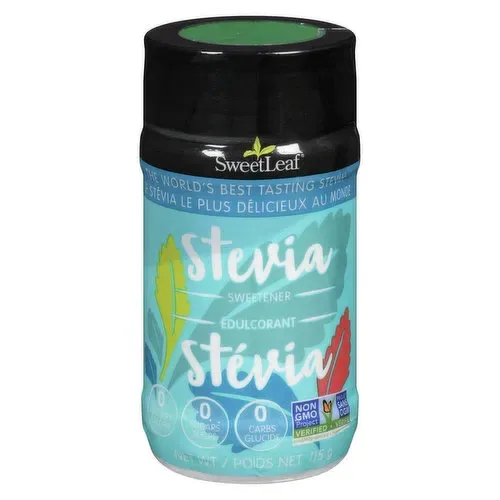 SweetLeaf Stevia en polvo, tarros agitadores de 4 onzas (paquete de 2)