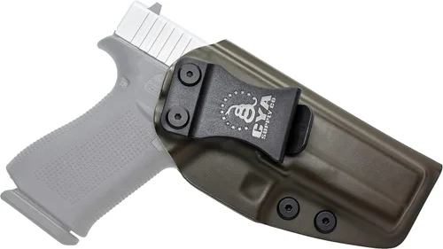 Vista 41 de CYA Supply Co. Base IWB Funda de transporte oculta propiedad de veteranos fabricada en Estados Unidos - Compatible