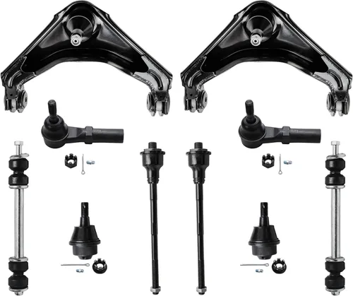 Vista 219 de Detroit Axle - Kit de suspensión delantera de 10 piezas para Chevrolet Trailblazer GMC Envoy 2004-2007 2005 2006 Soportes de brazo de control
