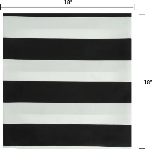 Vista 3 de Juego de 2 fundas de cojines decorativos impermeables para exteriores, decoración del hogar para muebles de jardín, patio, sillón, sofá, 18 x 18