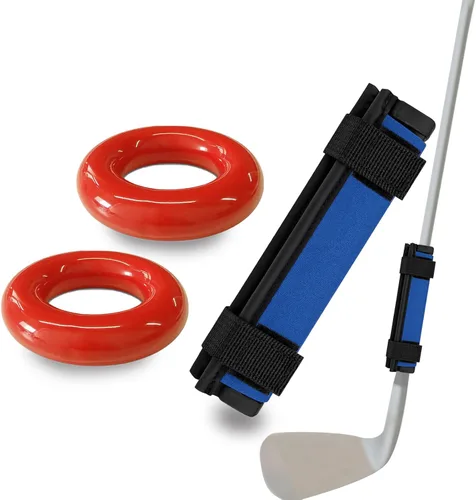 Pesas de swing de golf a rayas para palos de golf para práctica, entrenamiento y calentamiento, accesorio de golf, herramienta para golf Azul marino