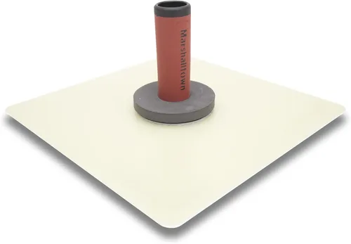 Vista 9 de MARSHALLTOWN Hawk, hoja de aluminio de 10 pulgadas, incluye preventor de callos y mango DuraSoft, mampostería, paneles de yeso, fabricado