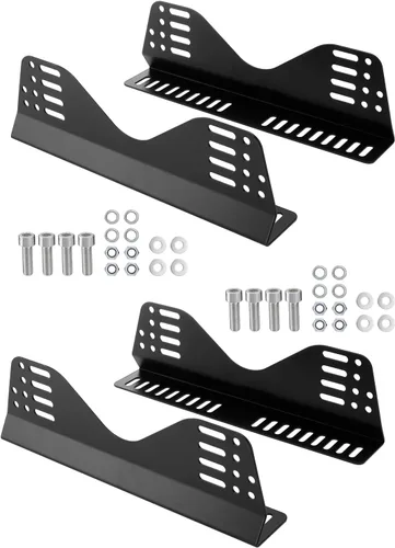 Vista 8 de Soportes de montaje lateral para asientos de carreras de cubos: soporte universal para asiento de carreras (juego de 1)