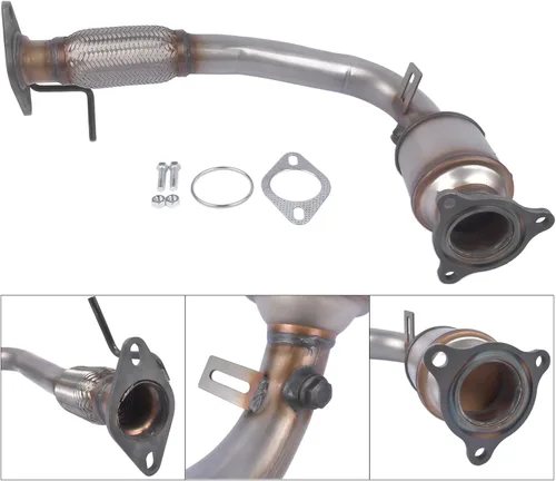 Vista 7 de Tubo Flexible Convertidor Catalítico 16581 Compatible con Chevy Equinox 2.4L 2010-2014 2012-2015 Captiva Sport 2010-2014 GMC Terrain 59521 50507