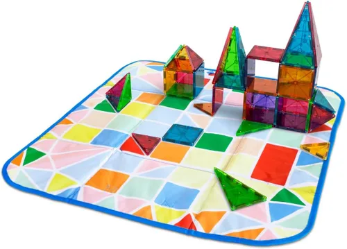 Vista 6 de MAGNA-TILES Storage Bin & Interactive Play-Mat, The ORIGINAL Magnetic Building